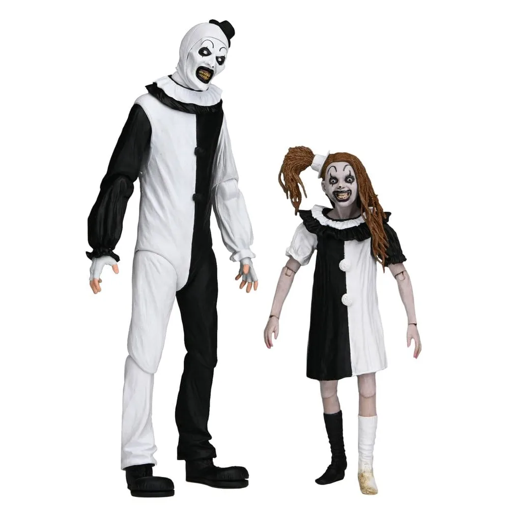 Terrifier 2 Ultimate Art the Clown & Little Pale Girl från NECA – produktbild