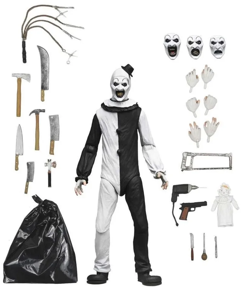 Terrifier Action Figure Ultimate Art the Clown 17 cm Action Figuur van NECA in Meerkleurig – productfoto