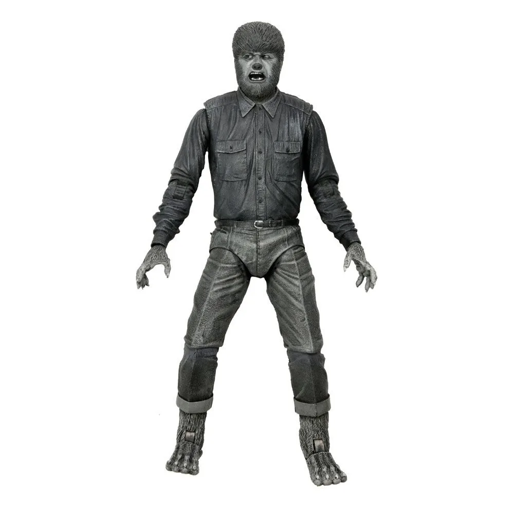 Ultimate The Wolf Man (Black & White) de NECA – photo produit