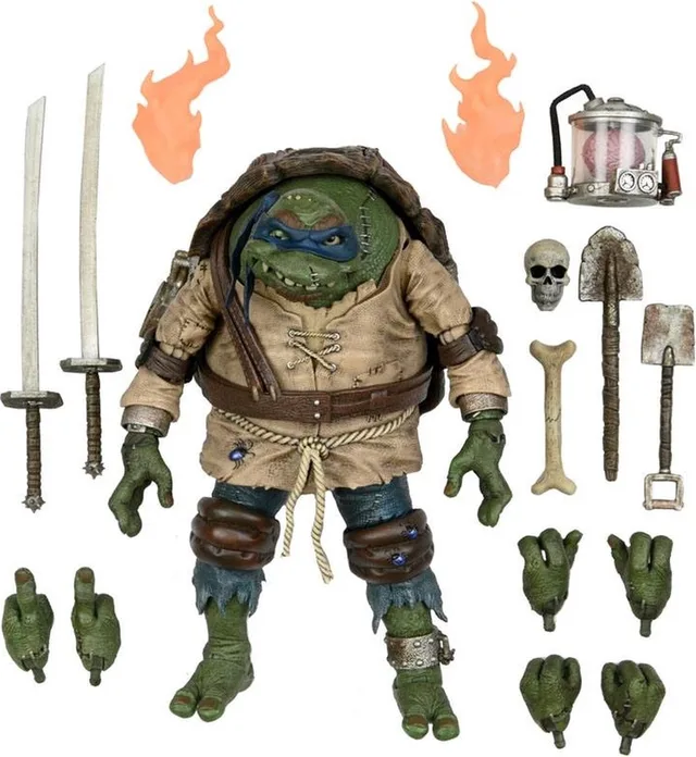 Universal Monsters x Teenage Mutant Ninja Turtles Action Figure Ultimate Leonardo as The Hunchback 18 cm Action Figuur