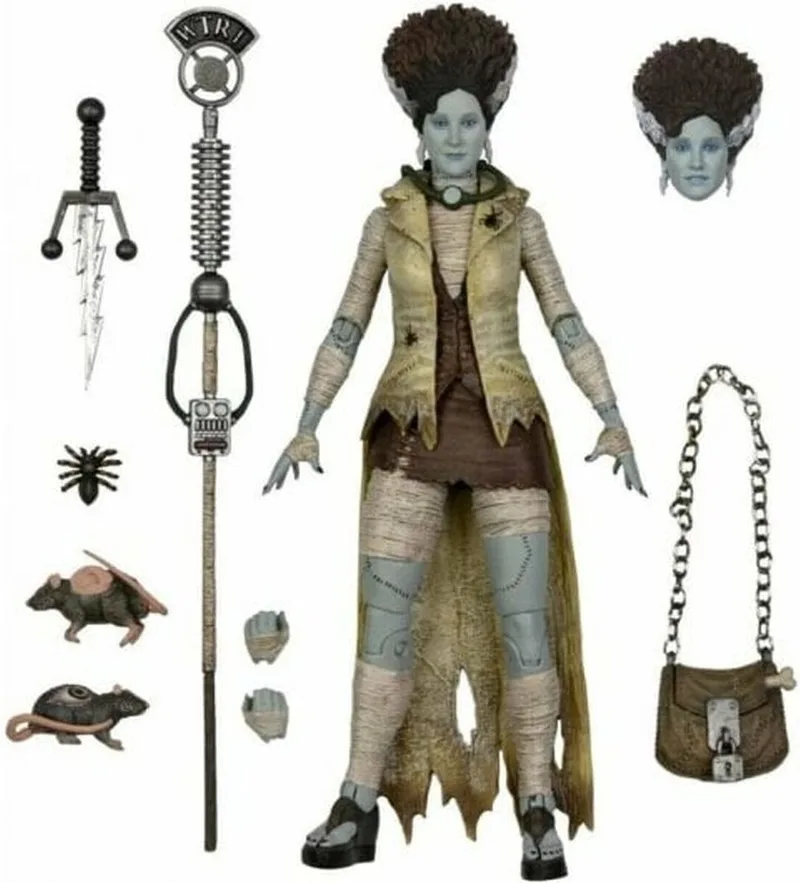 Universal Monsters x Teenage Mutant Ninja Turtles Action Figure April as The Bride 18 cm Action Figuur van NECA in Meerkleurig – productfoto