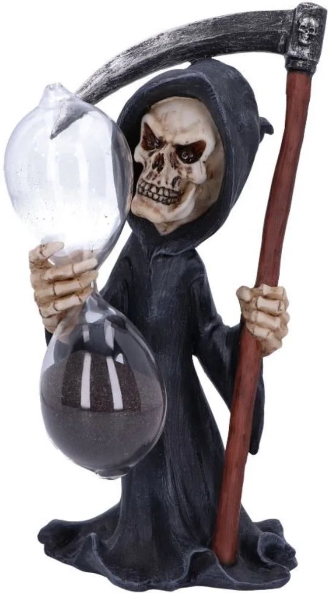 Beeld/figuur - Out of Time Cartoon Grim Reaper zandloper - 20,5cm by Nemesis Now in Multicolours – product photo