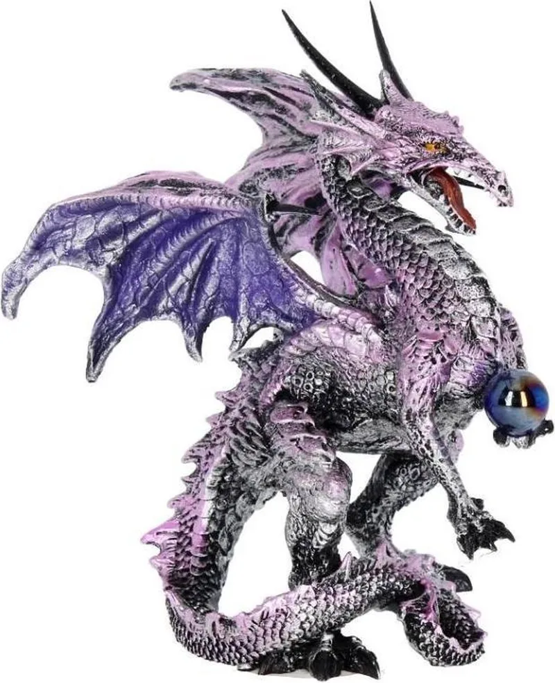 Beeld/figuur Purple Dragon Protector14.5cm Draak by Nemesis Now in Purple – product photo