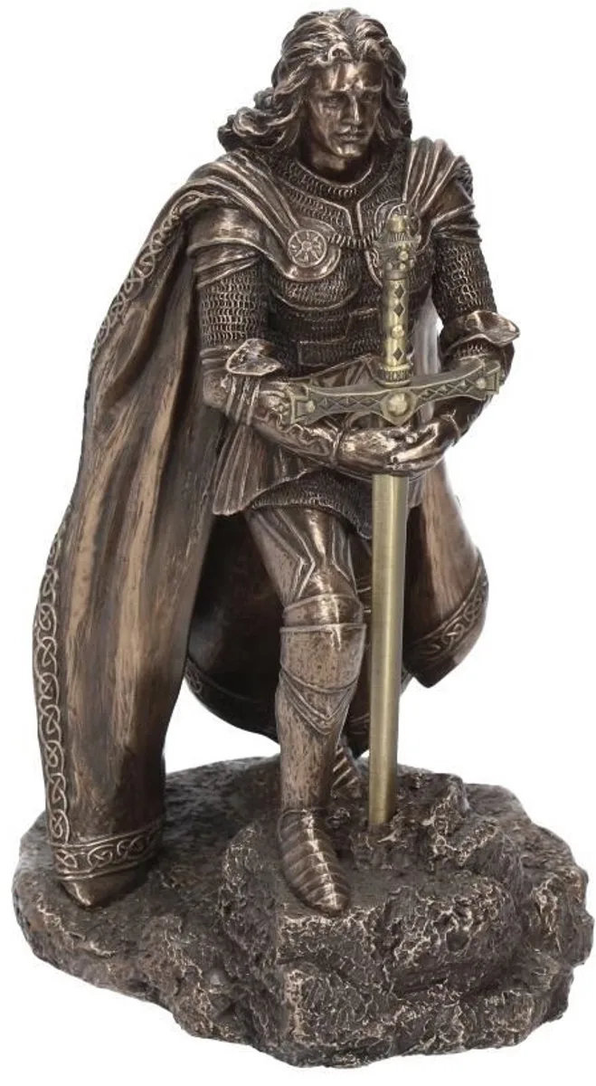 Beeld/figuur - Sword in the Stone - Briefopener - Gebronsd Beeld - Koning Arthur - 21cm van Nemesis Now in Brons – productfoto
