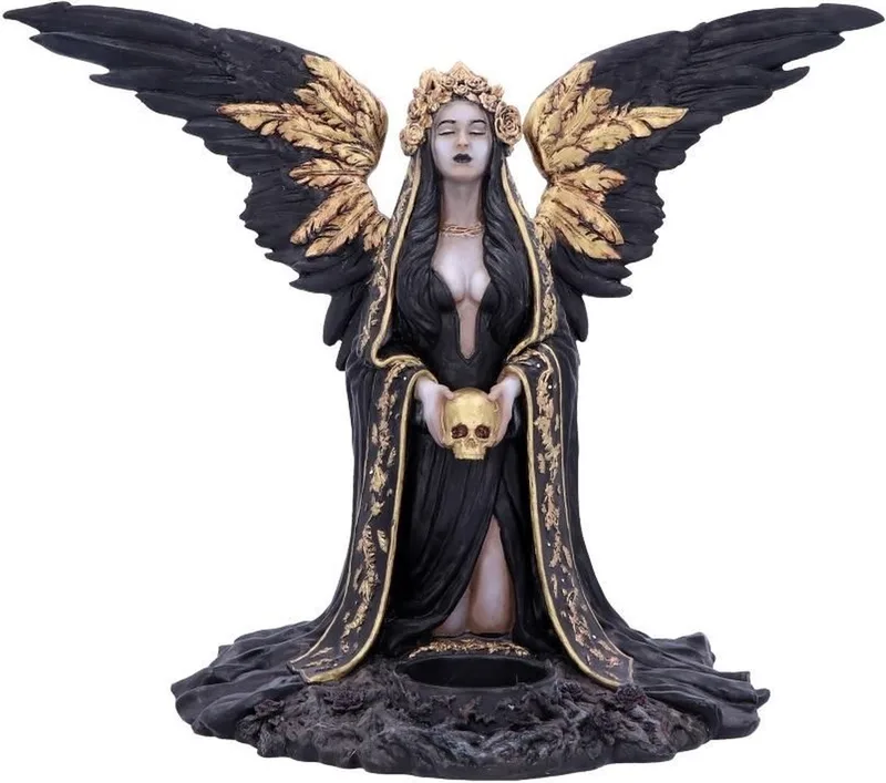 Beeld/figuur Teresina Kaarsenhouder by Nemesis Now in Black – product photo