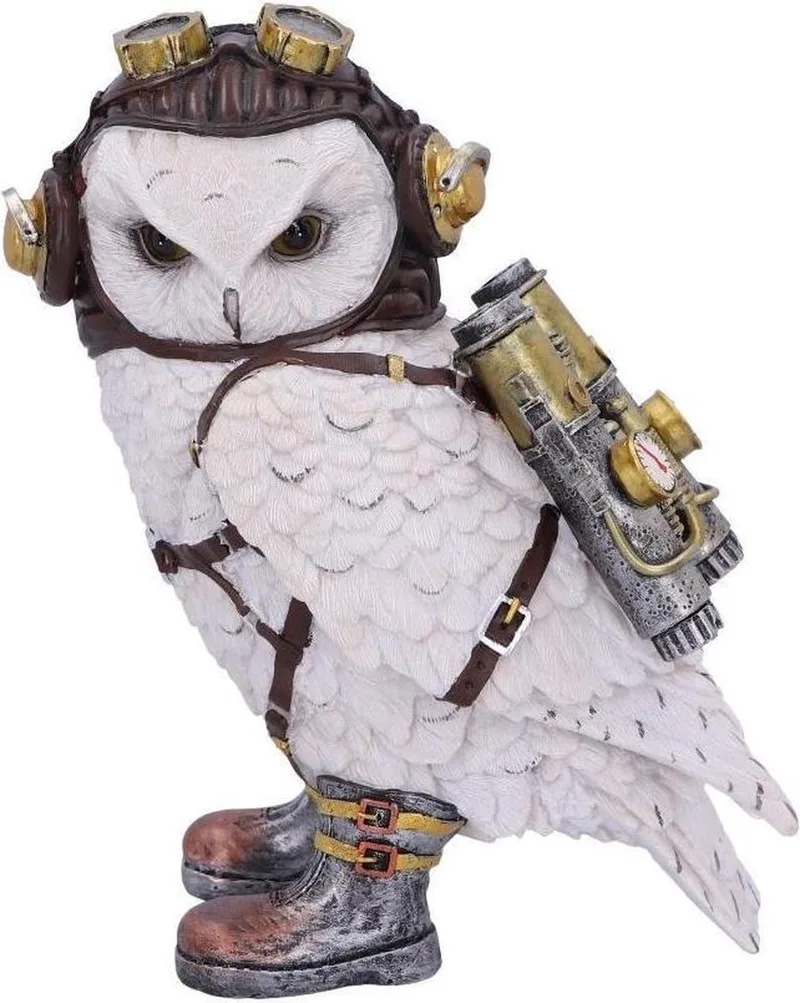 Beeld/figuur The Aviator Wit/Bruin van Nemesis Now in Wit – productfoto