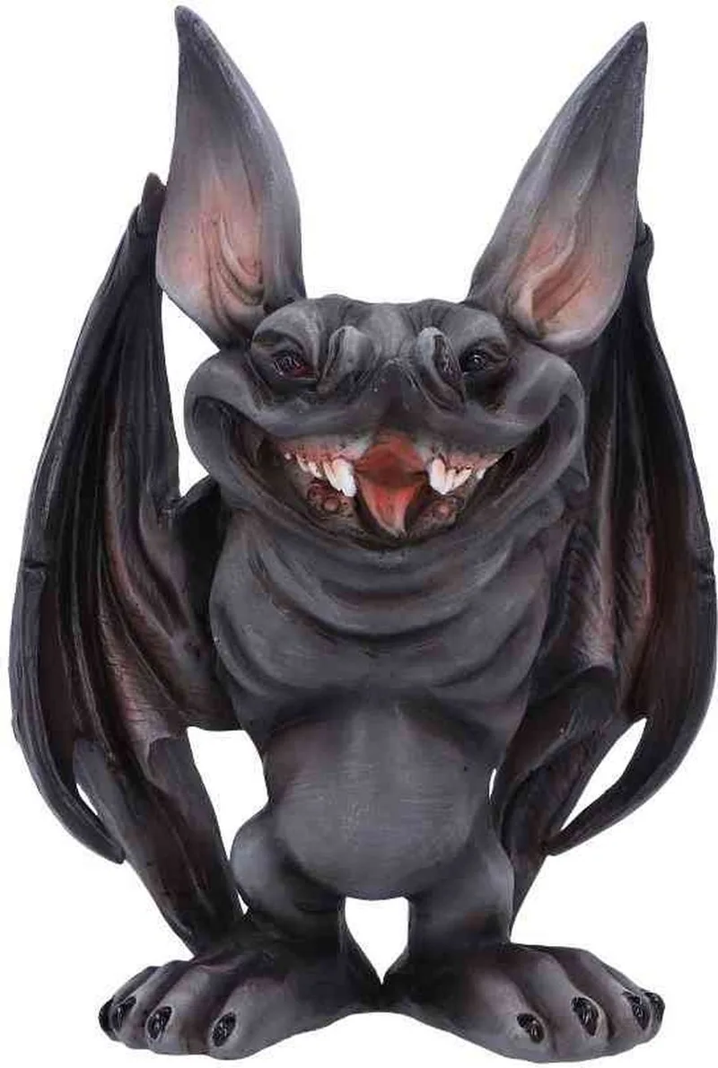 Beeld/figuur Vleermuis Ptera 16.5cm - Supergrappig Vleermuisje - Geweldig als cadeau voor Halloween by Nemesis Now in Multicolours – product photo