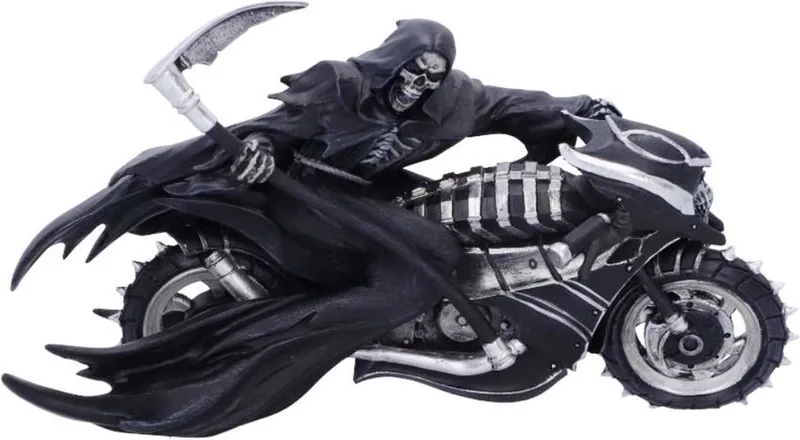 Beeld/figuur You Can't Outrun the Reaper 22.5cm - Reaper op de Motor - James Ryman collection zeer gedetailleerd van Nemesis Now in Multicolours – productfoto