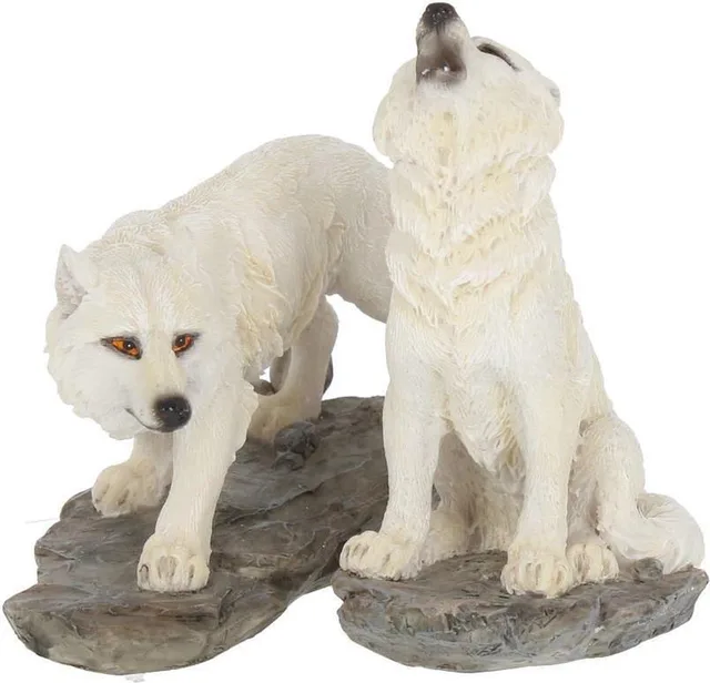 Before the Chase (Set of 2) Beeldjes/figuren - Wolf