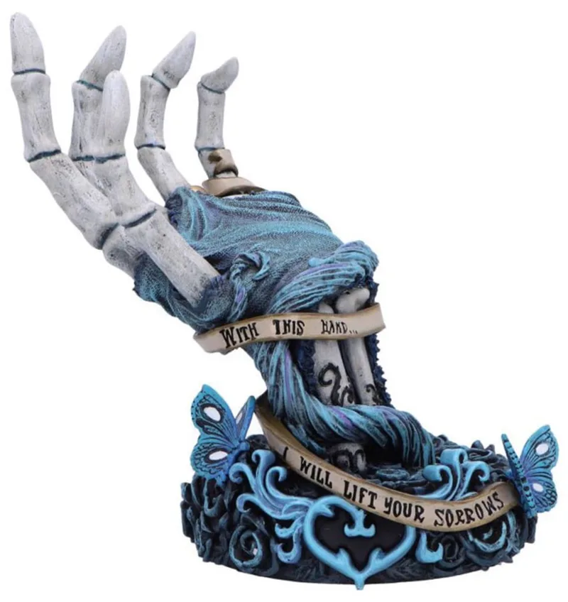 Corpse Bride Nemesis Now - With This Hand Vow Figurine beeld meerkleurig Kunststof de Nemesis Now en Bleu, Noir – photo produit