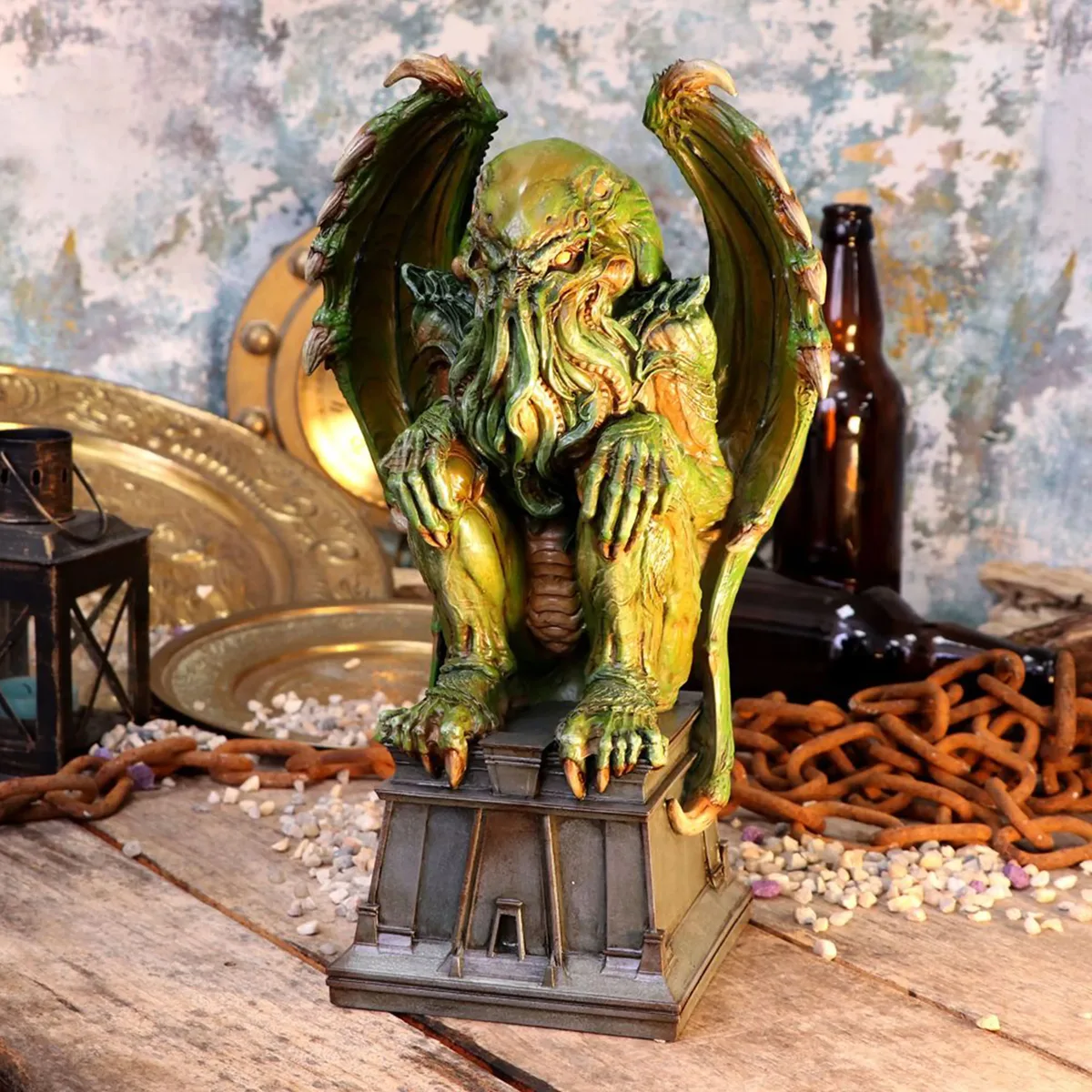 Cthulhu-Statue nach dem Design von James Ryman von Nemesis Now – Produktfoto