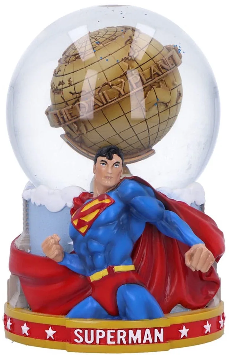 DC Comics Superman - DC The Daily Planet Superman Snow Globe Beeld/figuur by Nemesis Now in Multicolours – product photo