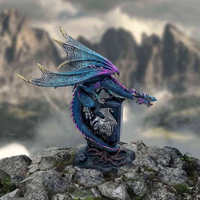 Draconic Sigil 17.5cm Beeld/figuur - Draak by Nemesis Now in Multicolours – product photo