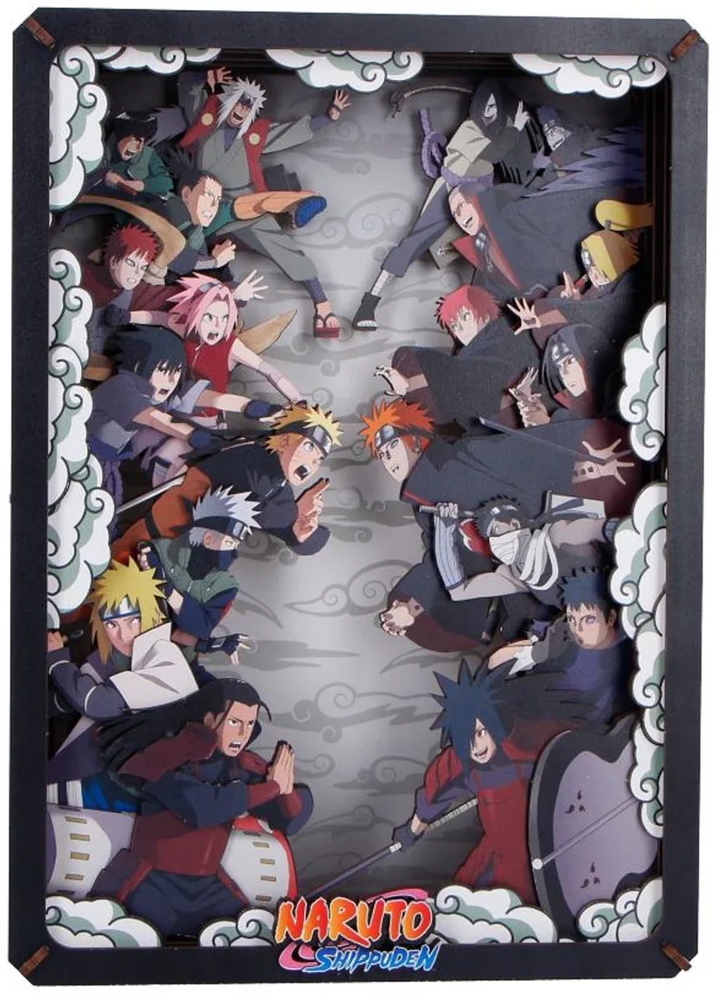 Naruto - Combat - wooden theatre large - bouwpakket (Nemesis Now) van Nemesis Now in Naruto Combat bouwpakket – productfoto