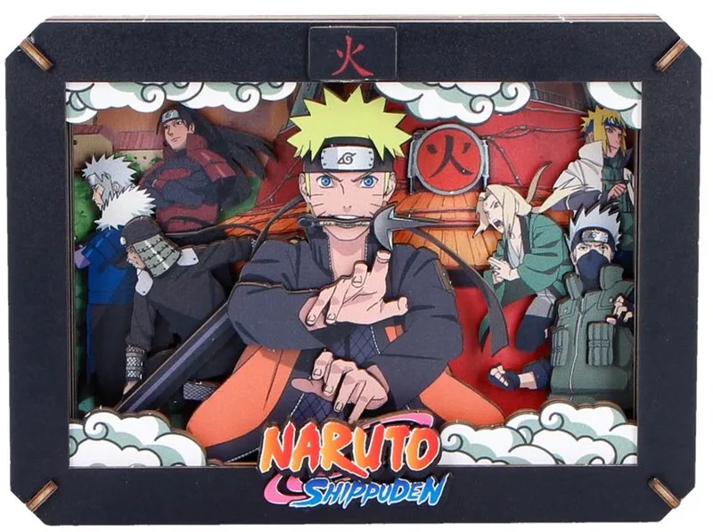 Naruto - Hokage - wooden theatre - bouwpakket (Nemesis Now) van Nemesis Now in Naruto Hokage bouwpakket – productfoto
