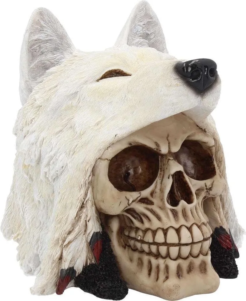 Night Wolf Beeld/figuur - Schedel by Nemesis Now in Multicolours – product photo