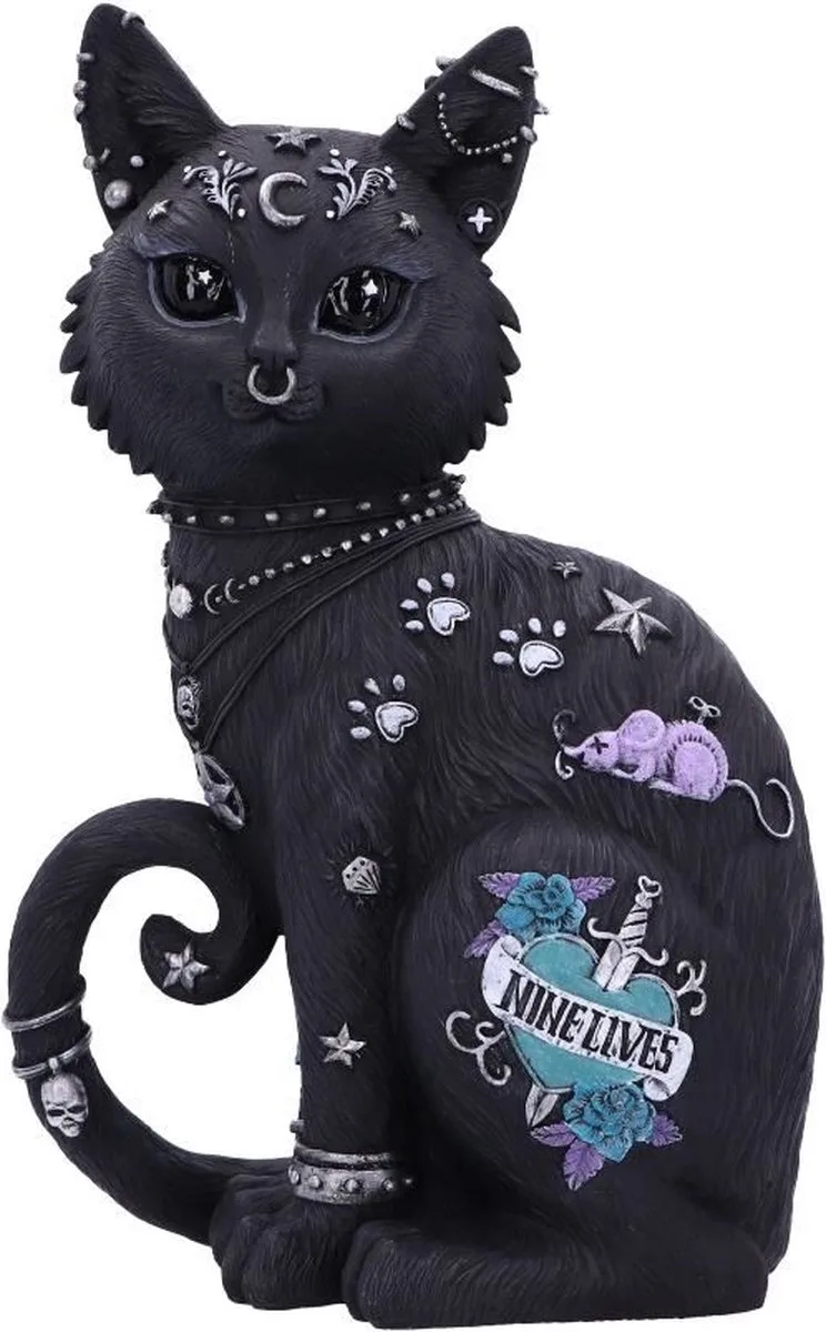 Nine Lives Unisex beeld - Neutraal van Nemesis Now in Standard – productfoto
