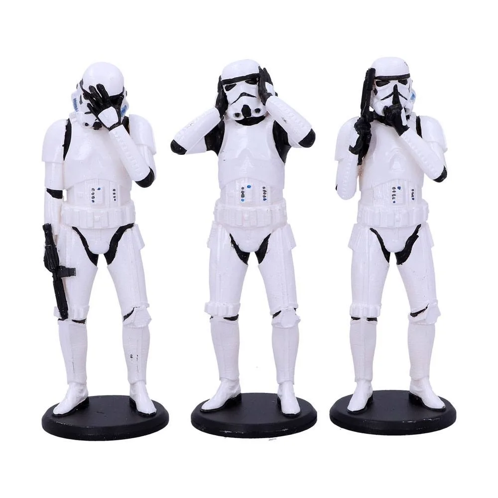 Original Stormtrooper Figures 3-Pack Three Wise Stormtroopers 14 cm by Nemesis Now – product photo