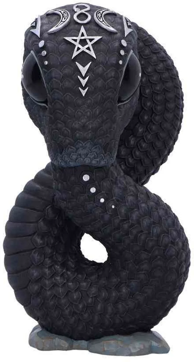 Ouroboros (Large) Beeld/figuur van Nemesis Now in Zwart – productfoto