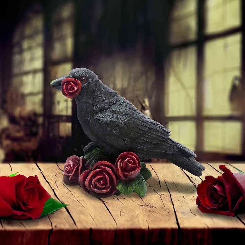 Rose of the Raven 14cm Beeld/figuur van Nemesis Now in Multicolours – productfoto