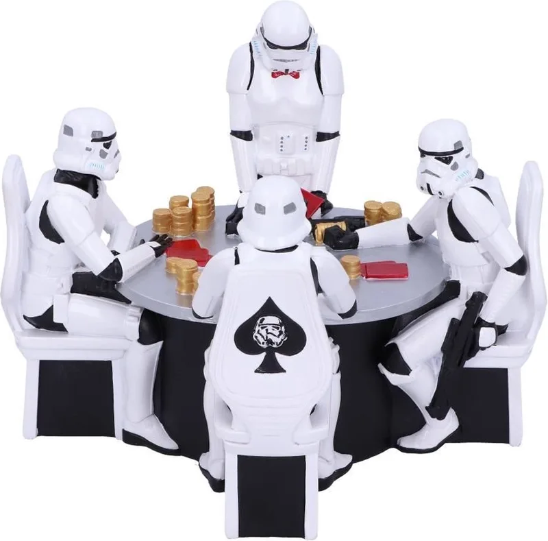 Star Wars - Stormtrooper Poker Face Beeld/figuur by Nemesis Now in Multicolours – product photo