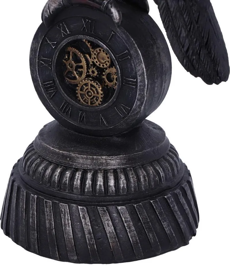 Steampunk Raaf Rivet Raven beeld 24cm van Nemesis Now in Meerkleurig – productfoto