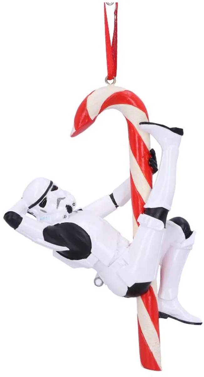 Stormtrooper - candy cane - beeld/figurine - Star Wars (Nemesis Now) van Nemesis Now in Stormtrooper Candy Cane – productfoto