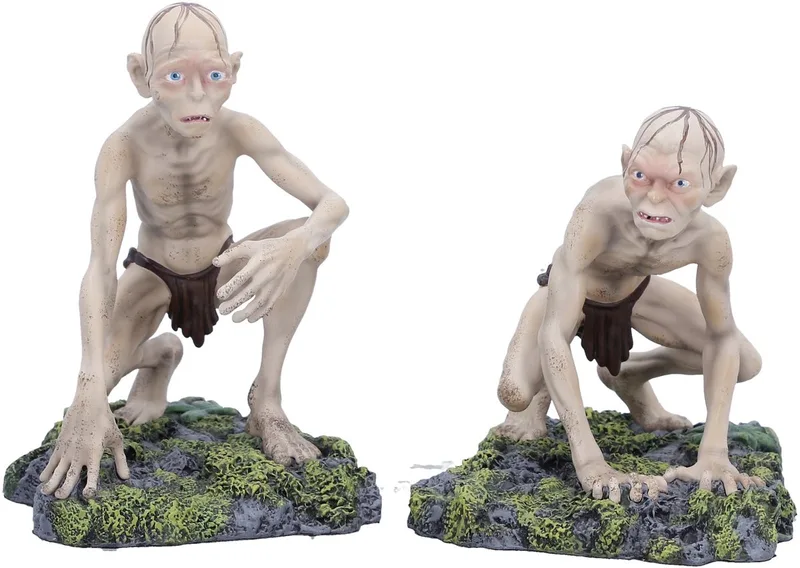 The Lord Of The Rings Nemesis Now - Gollum (Set van 2) Unisex beeld - meerkleurig - Standard van Nemesis Now in Lord of the Rings – Gollum and Smeagol – productfoto