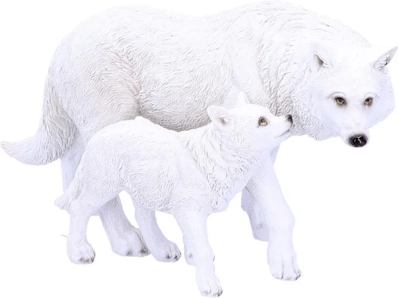 Winter Offspring Beeld/figuur van Nemesis Now in Wit – productfoto