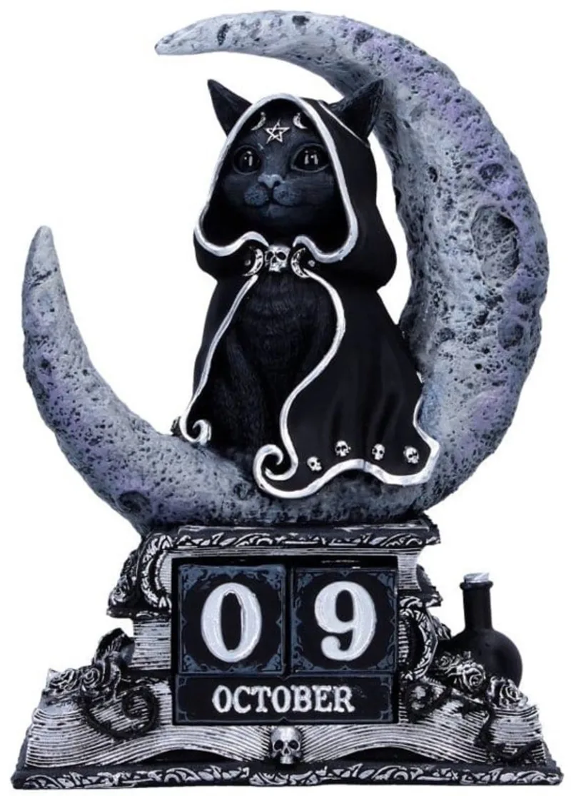 Zefur Perpetual Calendar Beeld/figuur van Nemesis Now in Multicolours – productfoto