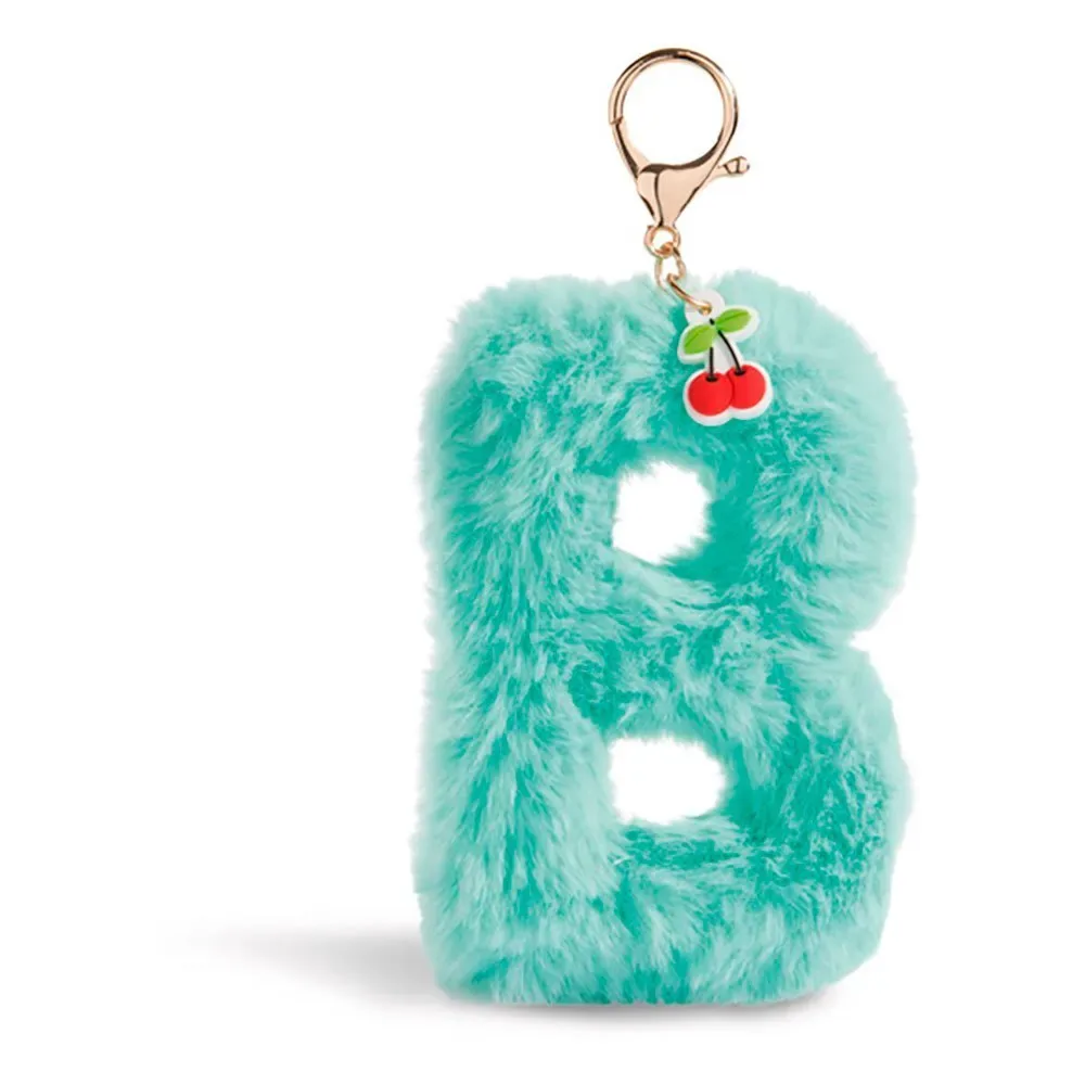 B Ag Pendant Plush Letter Symbol Sleutelhanger de NICI – photo produit