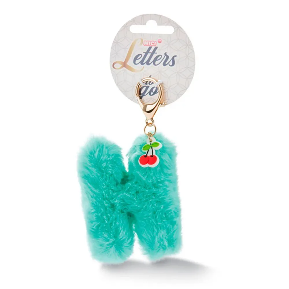 Bag Pendant Plush Letter H Symbol Sleutelhanger von NICI – Produktfoto