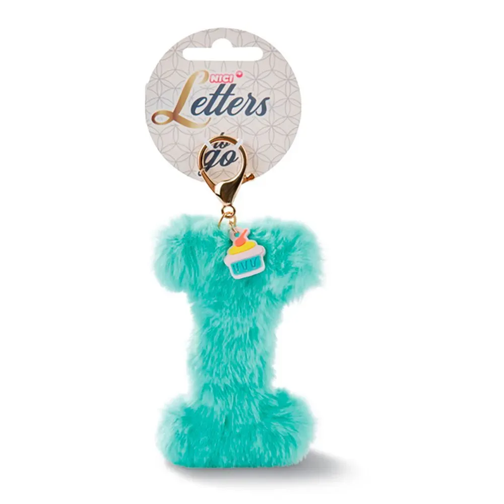 Bag Pendant Plush Letter I Symbol Sleutelhanger von NICI – Produktfoto