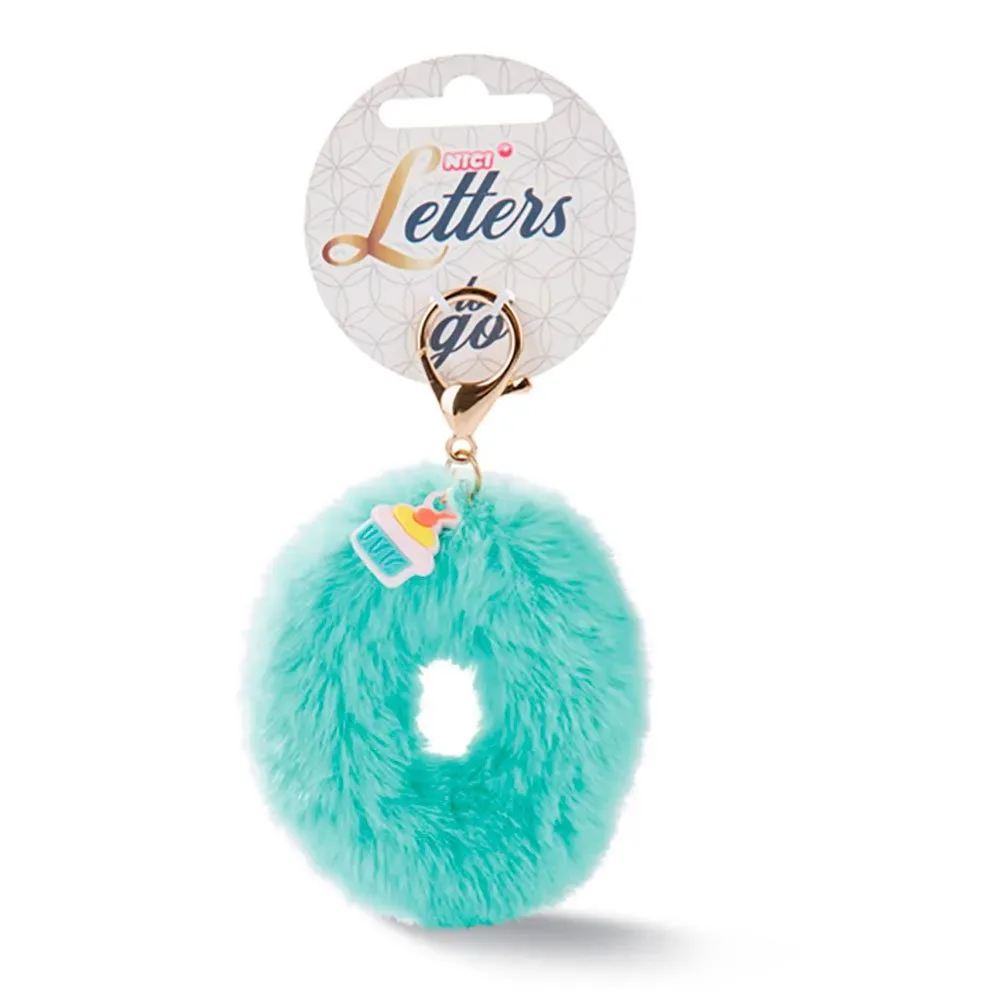 Bag Pendant Plush Letter O Symbol Sleutelhanger von NICI – Produktfoto