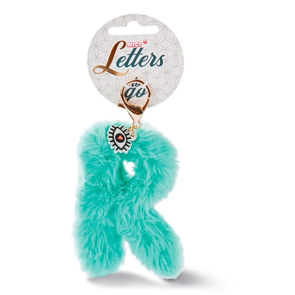 Bag Pendant Plush Letter R Symbol Sleutelhanger de NICI – photo produit