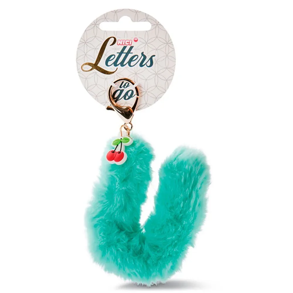 Bag Pendant Plush Letter U Symbol Sleutelhanger de NICI – photo produit