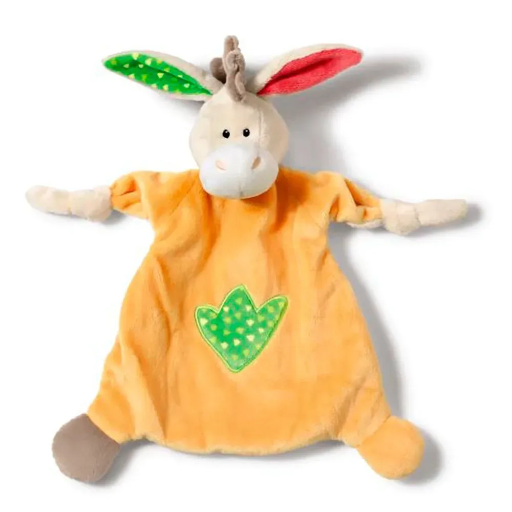 Âne Confortable Doudou 25x25 Cm de NICI – photo produit