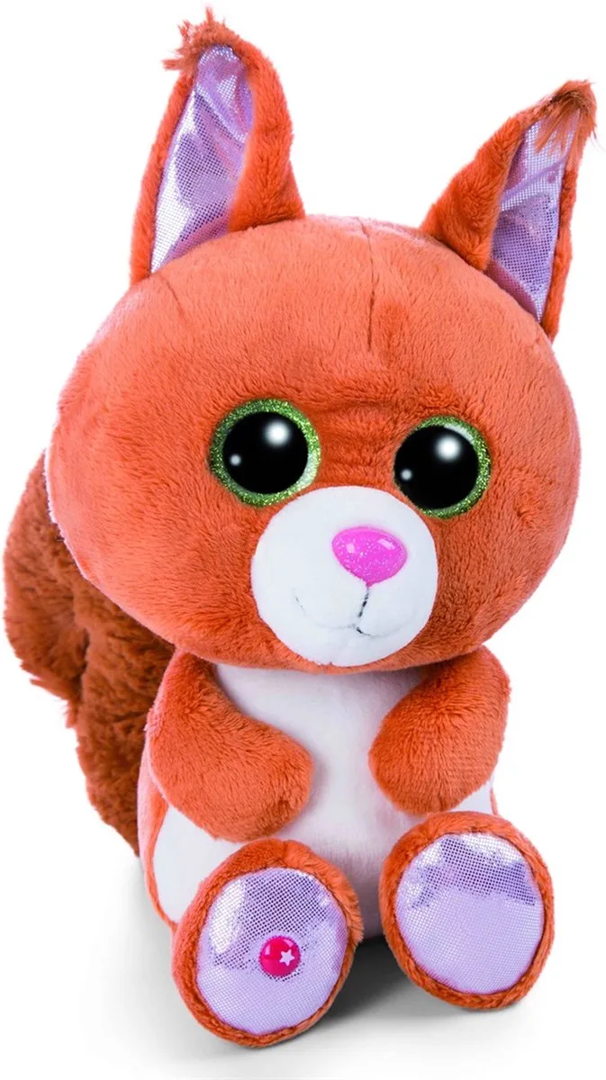eekhoorn pluche knuffel - 25 cm från NICI i Orange – produktbild