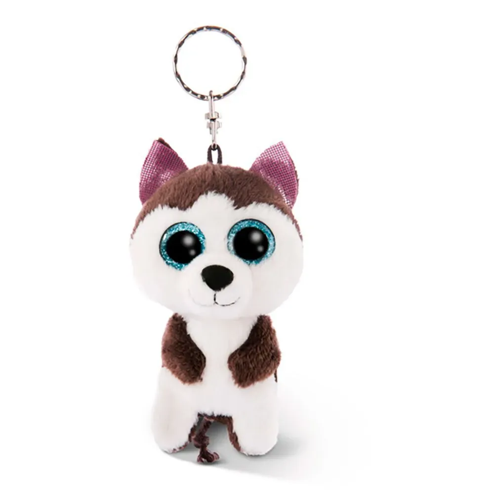 Glubschis Dangling Husky Barkley 9 Cm Sleutelhanger de NICI – photo produit