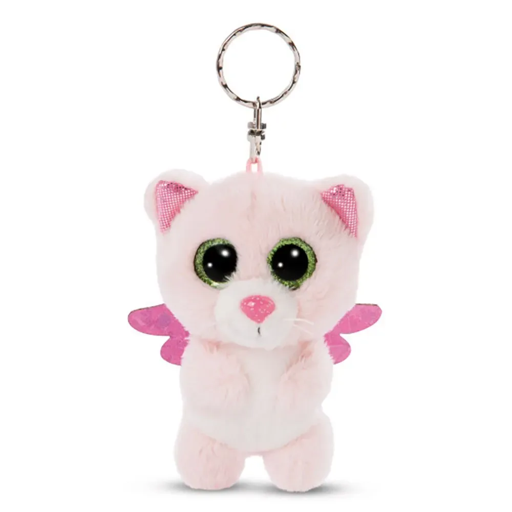 Glubschis Guardian Angel Dangling Cat Glowy 9 Cm Sleutelhanger von NICI – Produktfoto