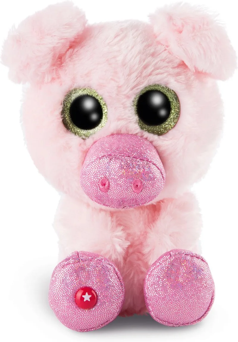 Knuffel Glubschis Varken Junior 15 Cm Pluche från NICI i Rosa – produktbild