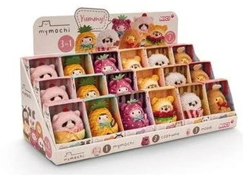 knuffeldier assortiment mymochi 8cm cadeau set pluche speelgoed. by NICI in Multicolour – product photo