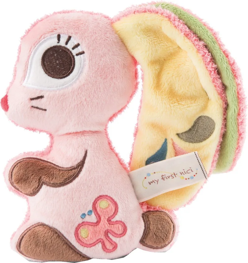 Knuffeldier Konijn 2d Hopsalie 18 Cm Pluche från NICI i Rosa – produktbild