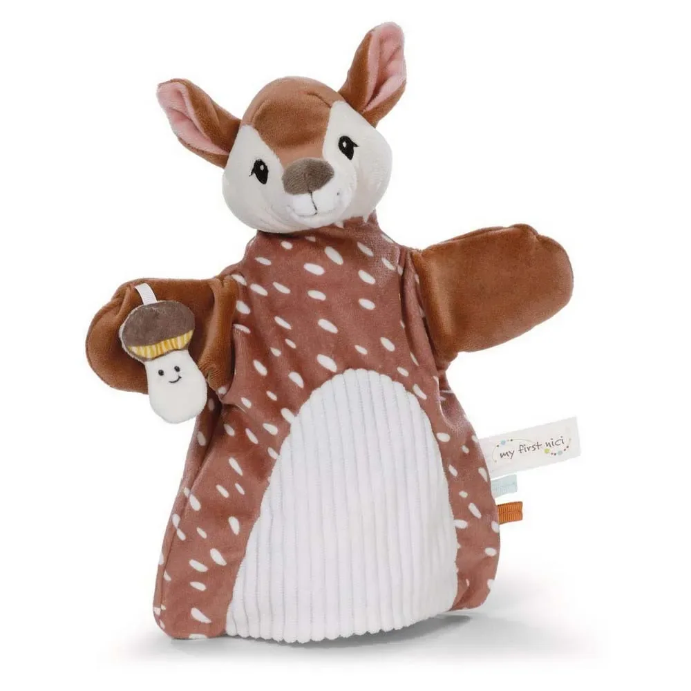 Nici 2-i-1 Fawn Doudou Och Marionett 26x25 Cm från NICI – produktbild