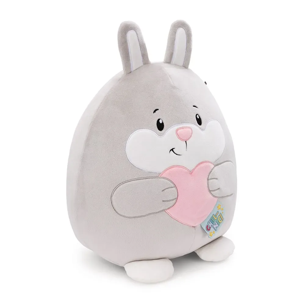 Lapin Détendu Avec Coussin En Forme De Cœur 30 Cm de NICI – photo produit
