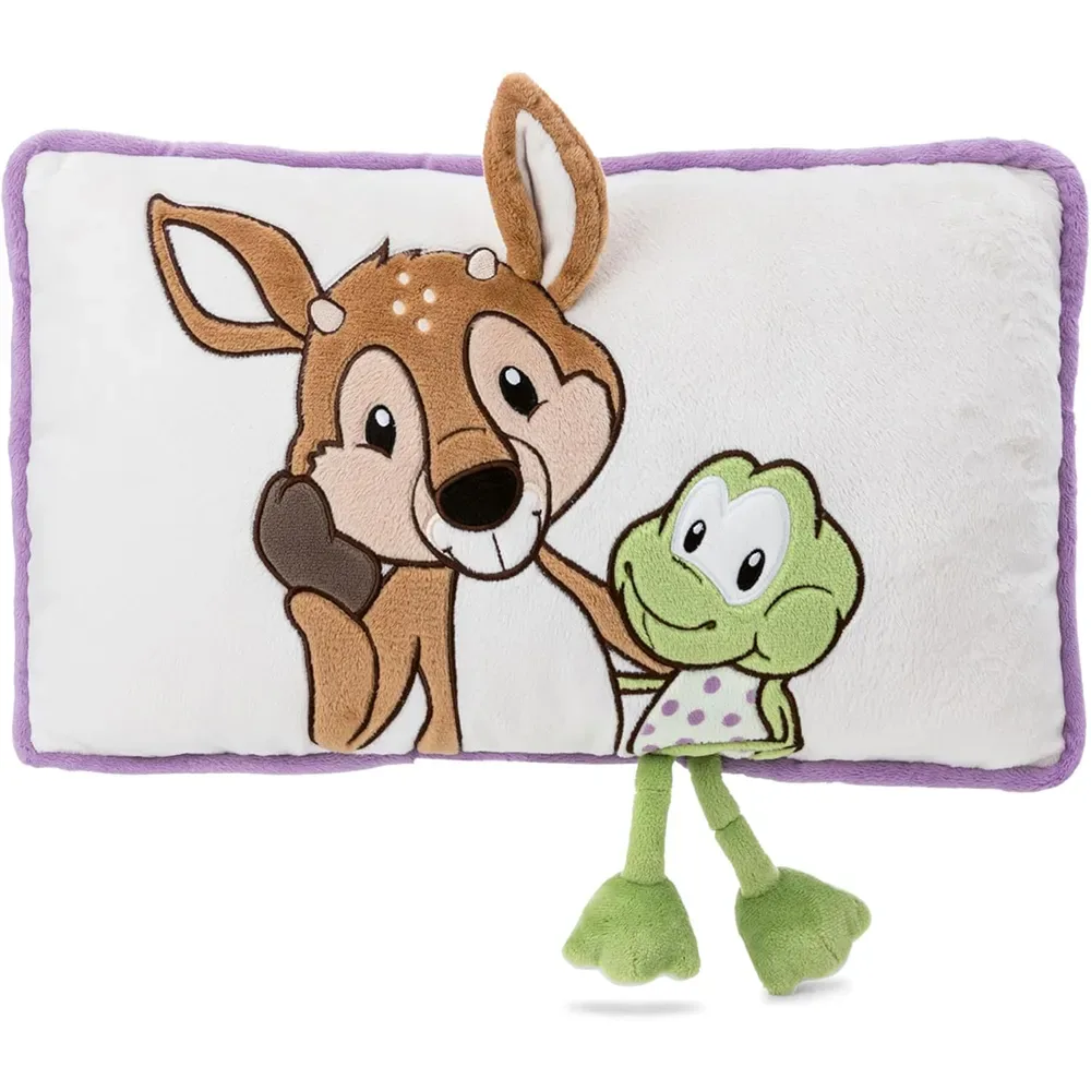 Rektangulær Pude Roebuck René Roebuck & Fridolin Frog 43x25 Cm von NICI – Produktfoto