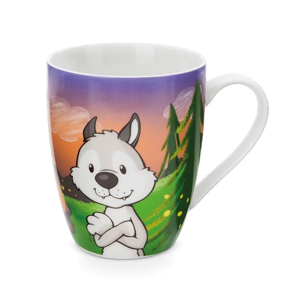 Wolf Winny & Chipmunk Jojo Porcelain With Banderole 310ml Mok by NICI – product photo