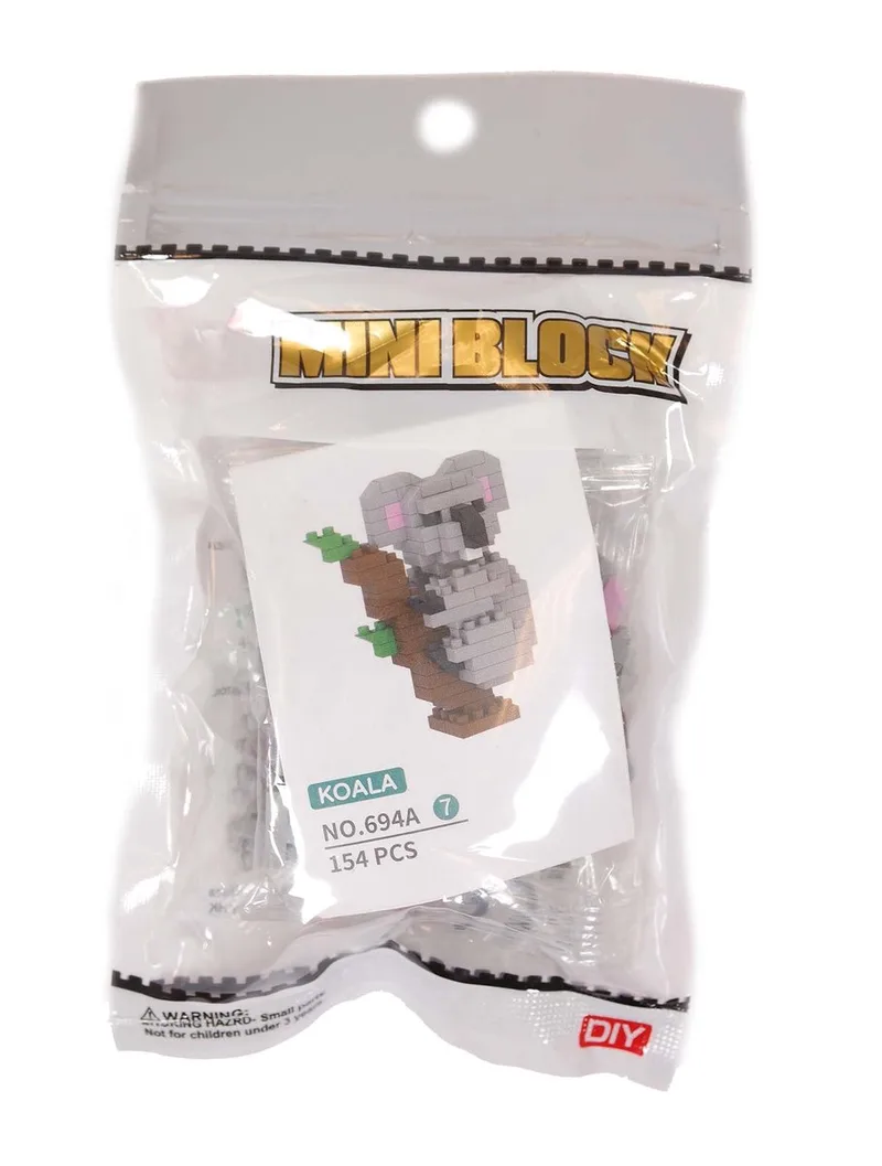 Bouwset blokken - koala - 2 cm x 10 cm x 17 cm från Pia Soft Toys – produktbild