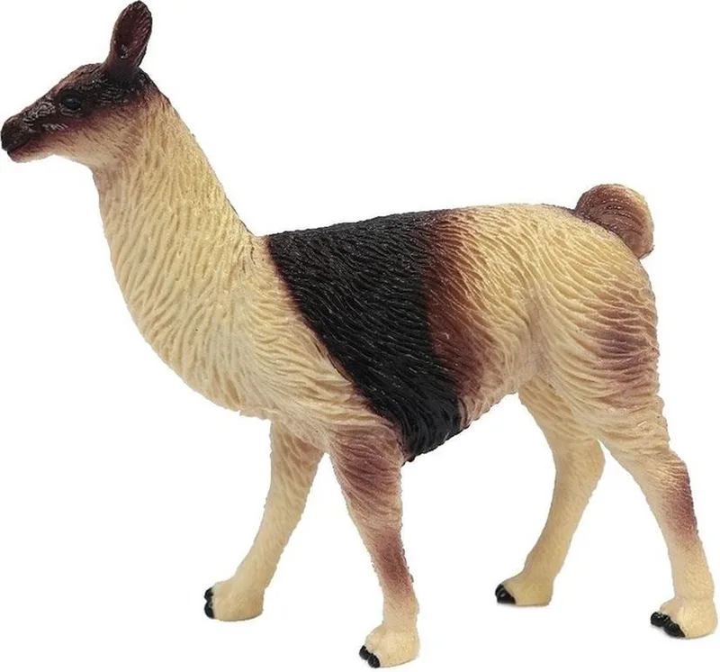 Bruine plastic lama Speelfiguur - 9 cm by Pia Soft Toys in Brown – product photo