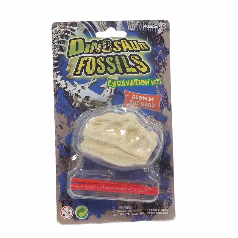 Dinosauruskop fossiel - Speelfiguur by Pia Soft Toys in Beige – product photo